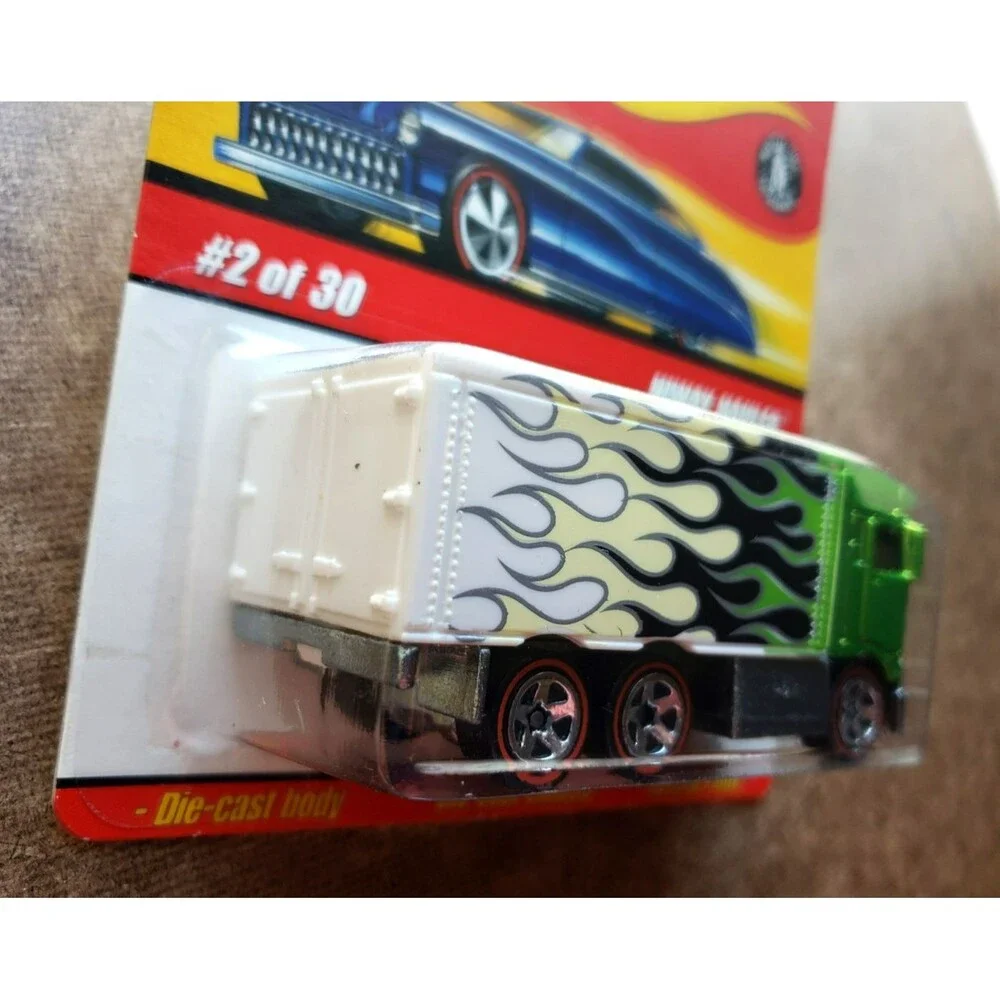 2007 Hot Wheels HIWAY HAULER Spectraflame GREEN VAR CLASSICS SERIES 3 1:64 RL5SP